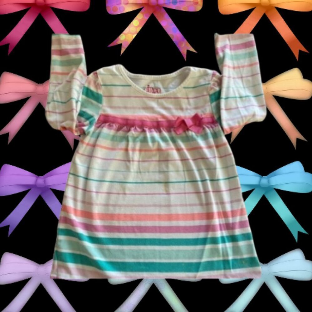Circo Appliqué Bow Stripe Top